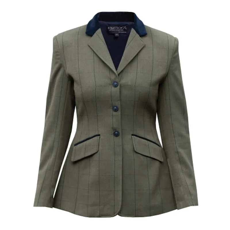 Equetech Ladies Bellingham Deluxe Stretch Tweed Jacket