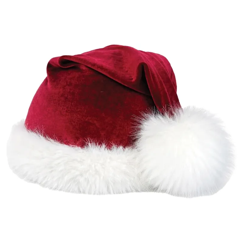 Equetech Deluxe Santa Hat Silk - Red