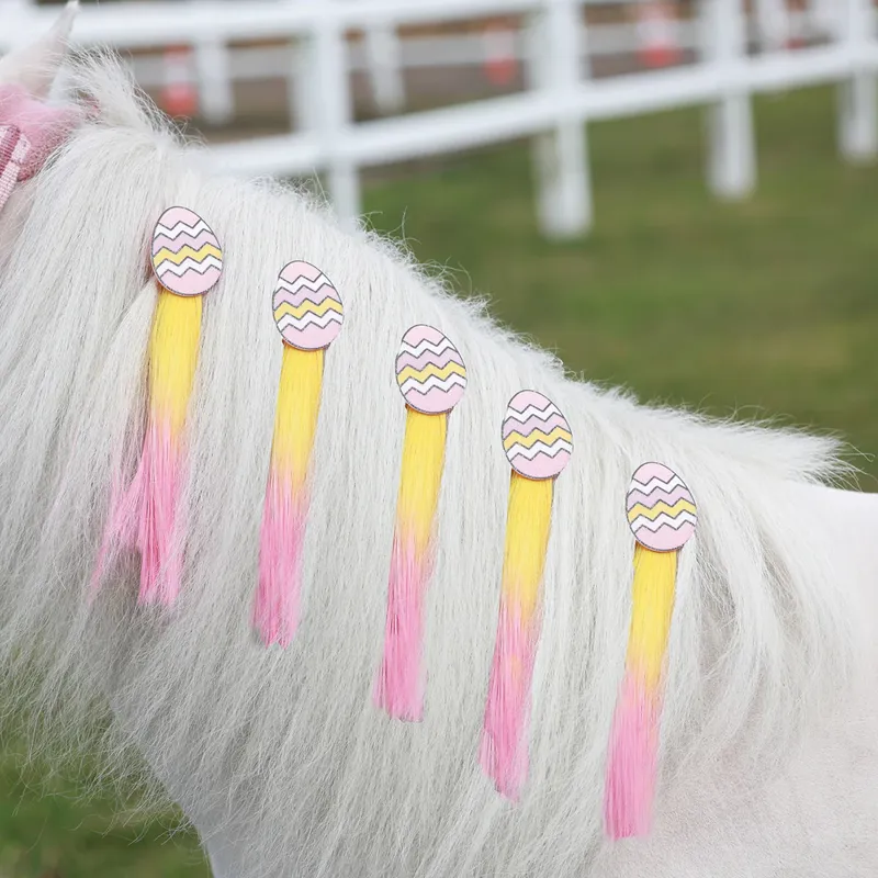 Equetech Easter Egg Mane Tassels-1