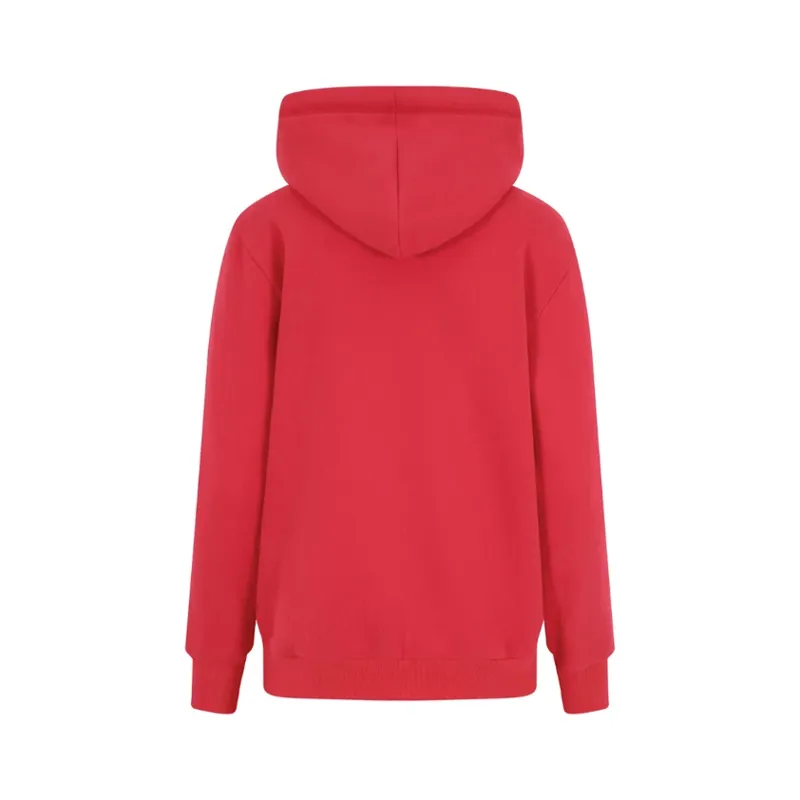 Equetech Whoa! Horsey Christmas Hoodie Juniors in Red-1