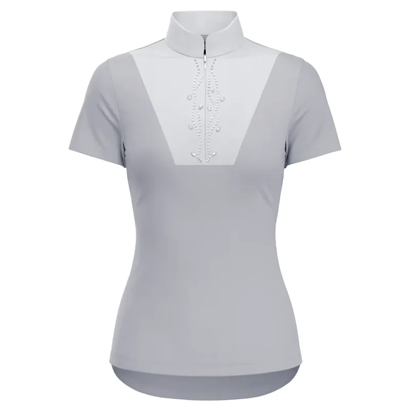 Equetech Virginia Competition Shirt Ladies in Grey