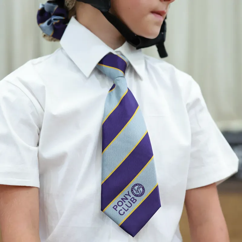 Equetech Official Pony Club Ready-Tied Members Tie-1
