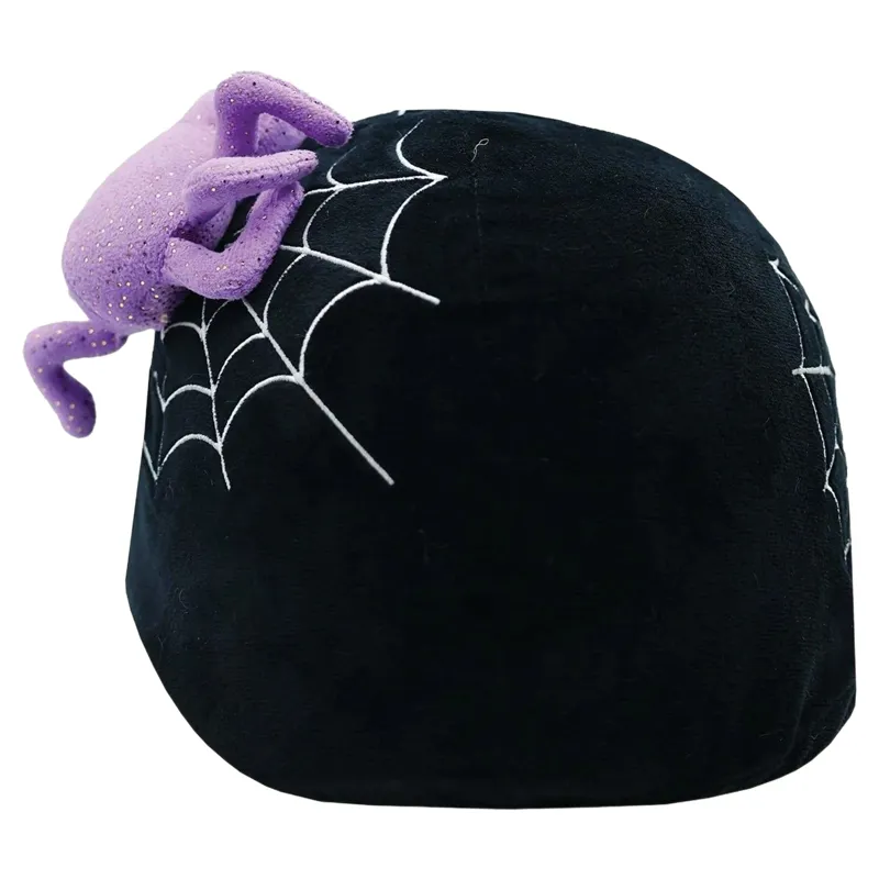Equetech Spider Halloween Hat Silk - Black and Purple-1