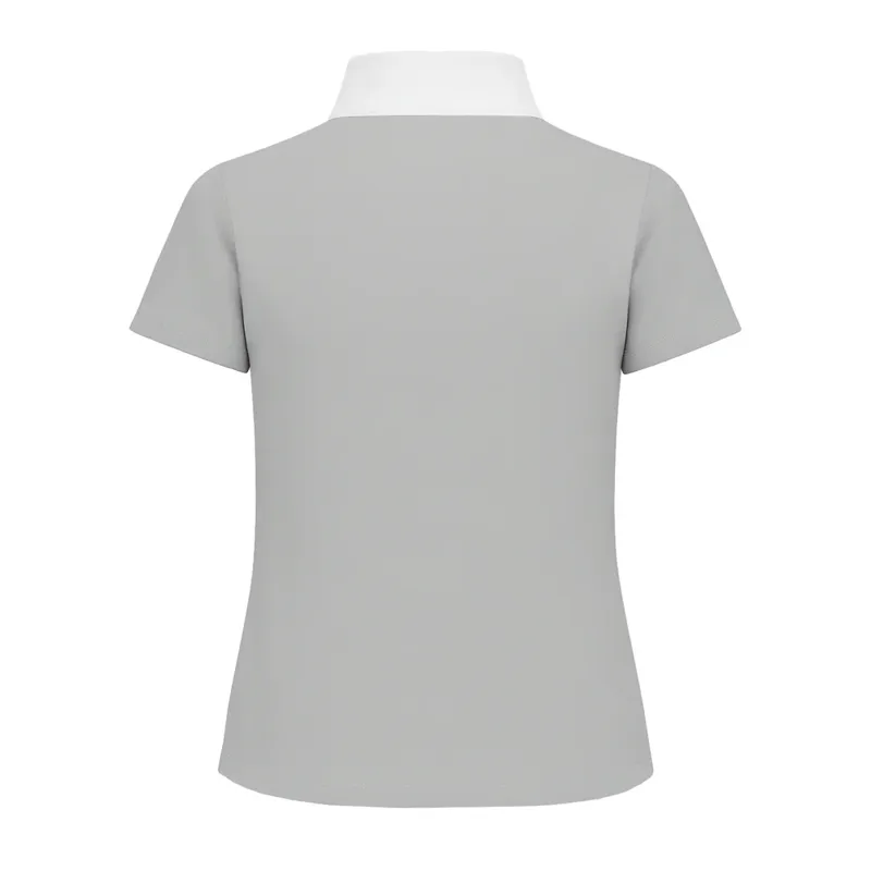 Equetech Virginia Competition Shirt Juniors in Grey-2