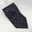 Equetech Polka Dot Adults Tie in Navy/Gold
