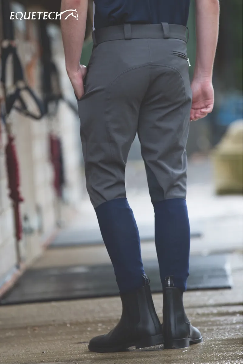 Equetech Men's Kingham Breeches in Grey-2