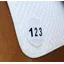 Equetech Saddlecloth Number Holder Single One Size in White