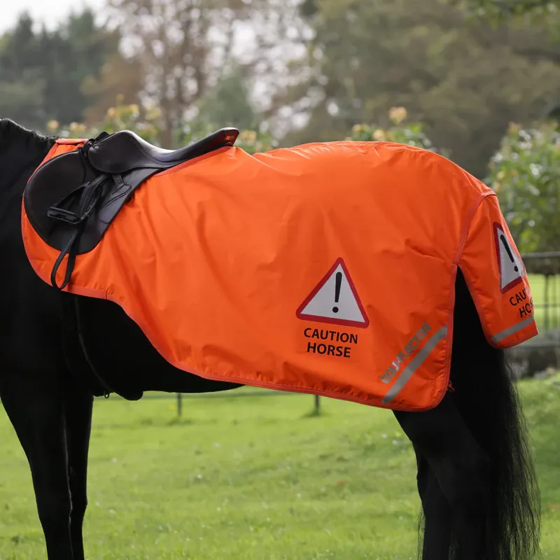 EQUI-FLECTOR Waterproof Exercise Sheet in Orange