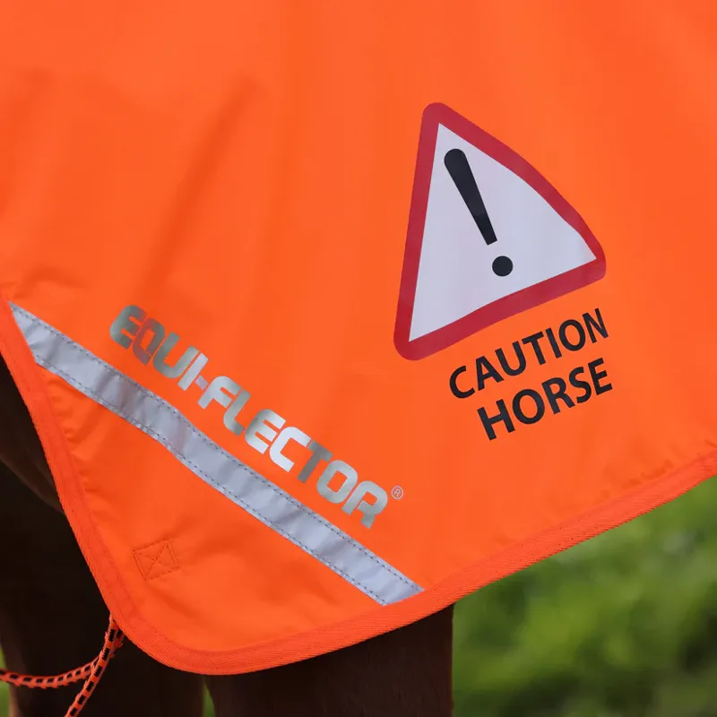 EQUI-FLECTOR Waterproof Exercise Sheet in Orange-1