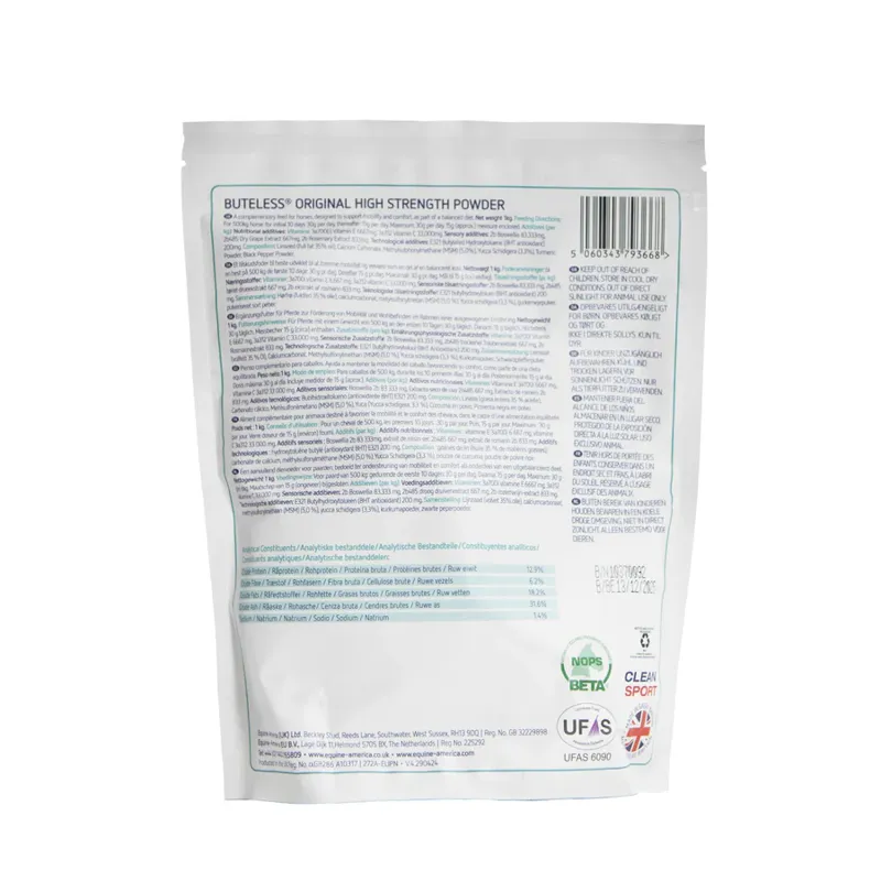 Equine America Buteless Original High Strength Powder 1kg-1