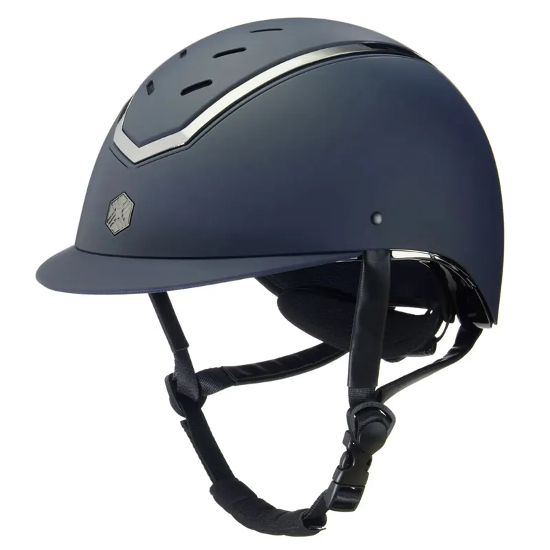 EQX by Charles Owen Kylo Helmet Standard Peak in Navy Matte