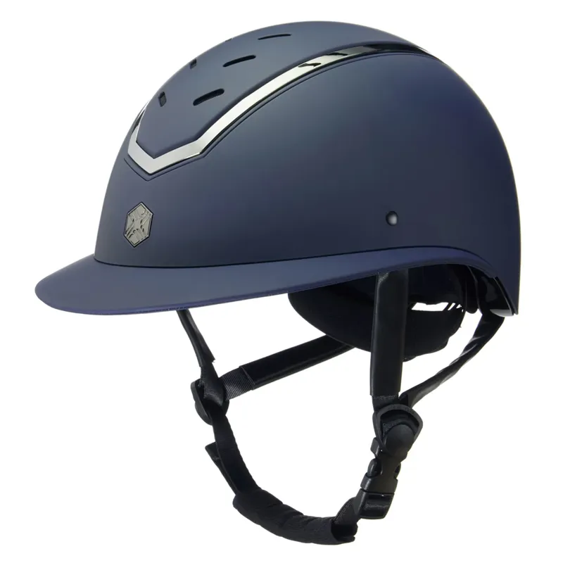 EQX by Charles Owen Kylo Helmet Wide Peak in Navy Matte