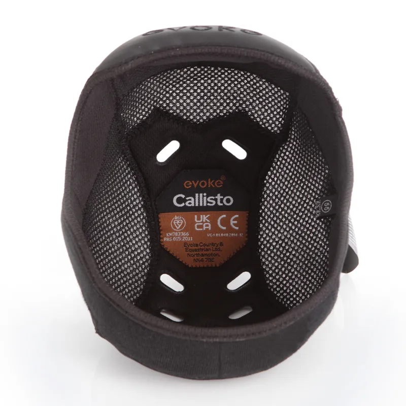 evoke Callisto Removable Crown Padded Liner in Navy