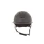 evoke Callisto Wide Peak Riding Hat in Black with Black Crystal Frame
