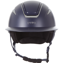Evoke Callisto Wide Peak Riding Hat in Navy and Chrome