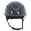 Evoke Callisto Wide Peak Riding Hat in Navy Metallic with Chrome