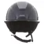Evoke Elara Wide Peak Riding Helmet in Navy Metallic with Silver Chrome