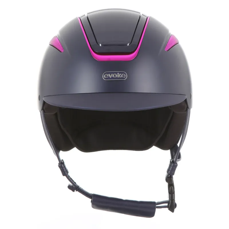  evoke Callisto Classic Peak Galaxy Riding Hat in Navy