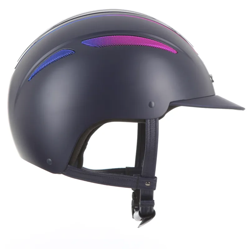  evoke Callisto Classic Peak Galaxy Riding Hat in Navy-2