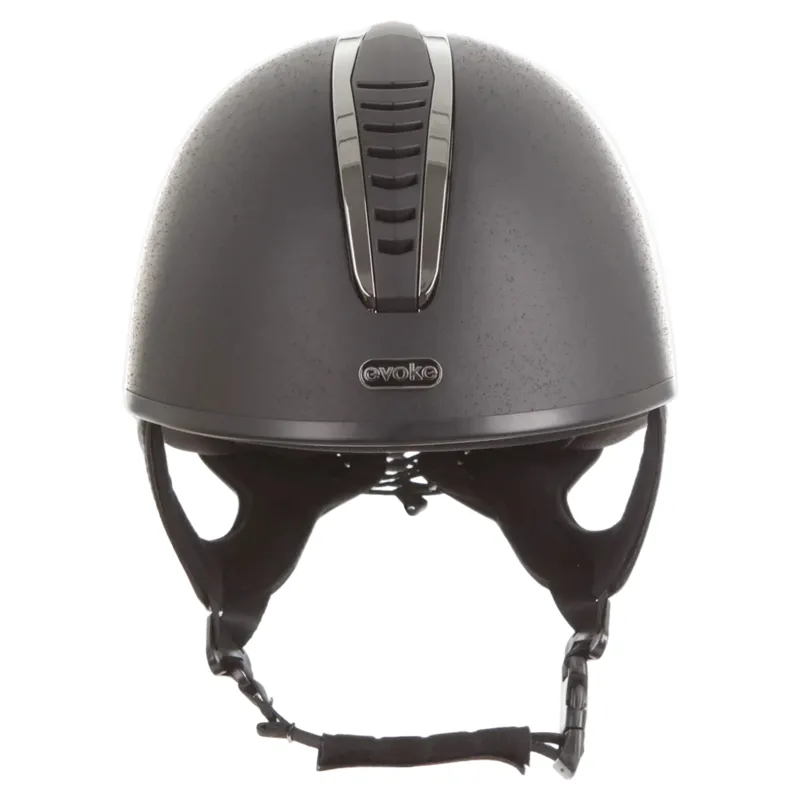Evoke Orion Jockey Skull in Black