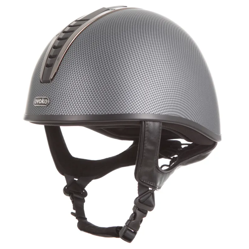 evoke Orion Jockey Skull in Carbon Black Gunmetal-1