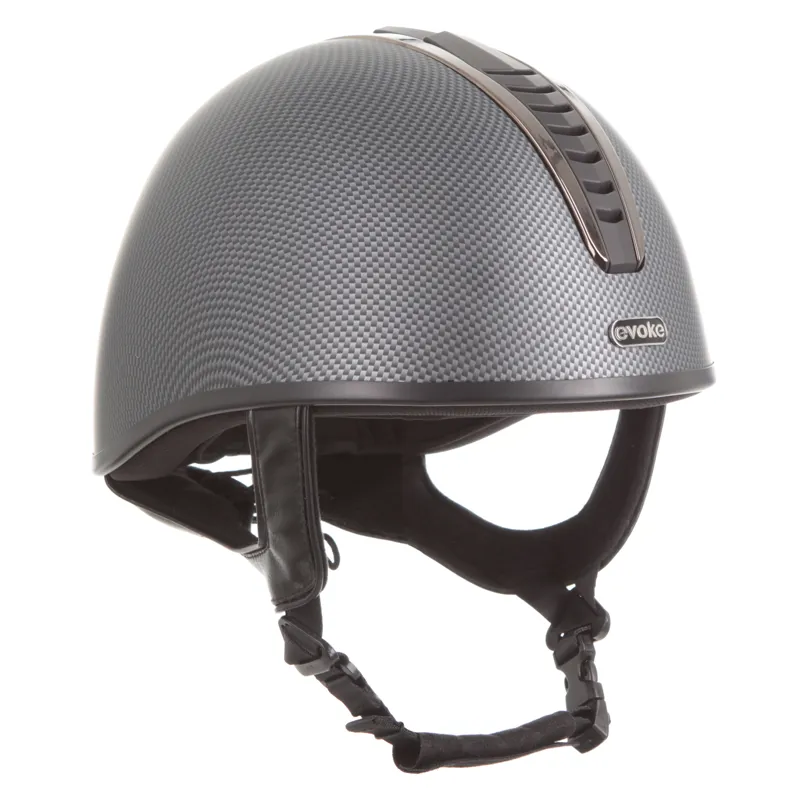 evoke Orion Jockey Skull in Carbon Black Gunmetal-2