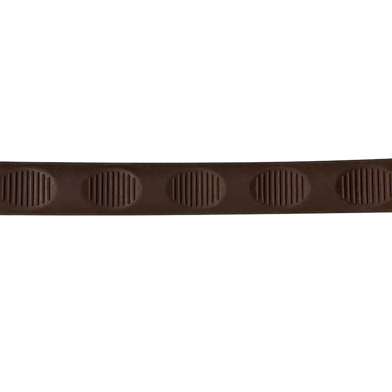 Fairfax Rubber Thumb Grip Reins in Brown-2