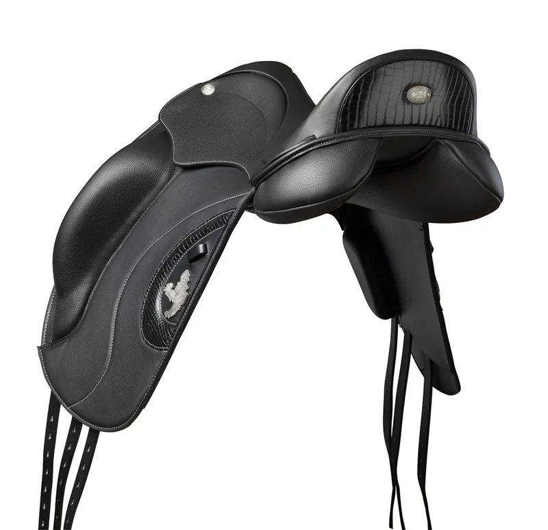 Fairfax World Class Monoflap Dressage Saddle in Black-2