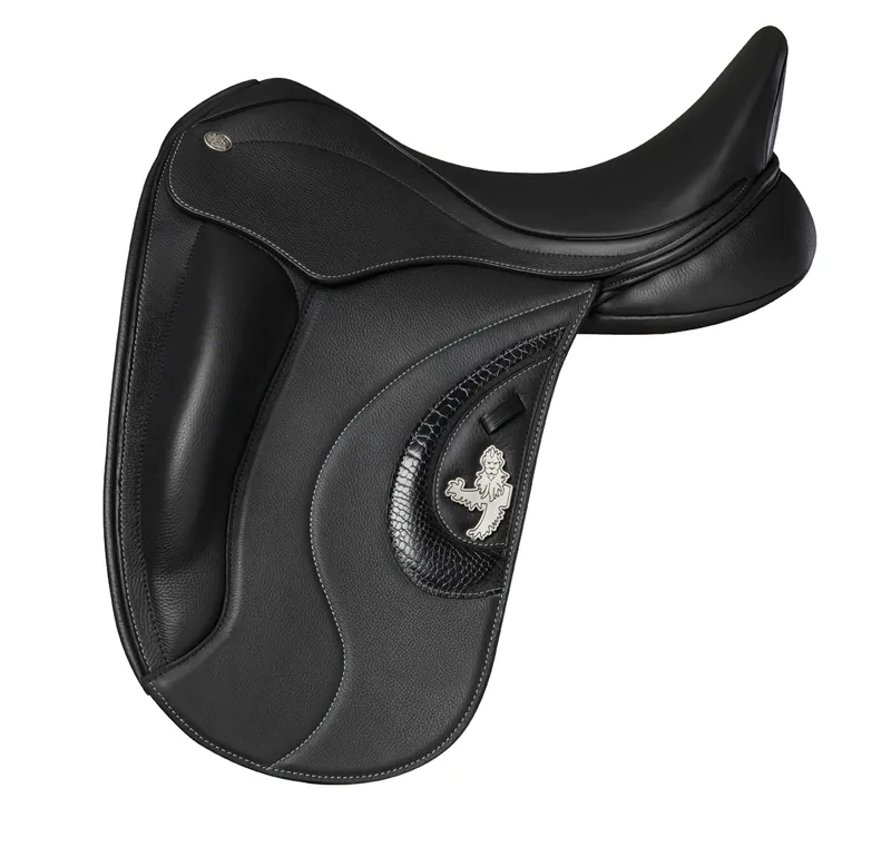 Fairfax World Class Monoflap Dressage Saddle in Black