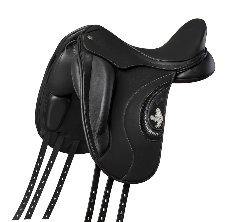 Fairfax World Class Monoflap Dressage Saddle in Black-1