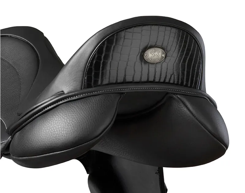 Fairfax World Class Monoflap Dressage Saddle in Black-3