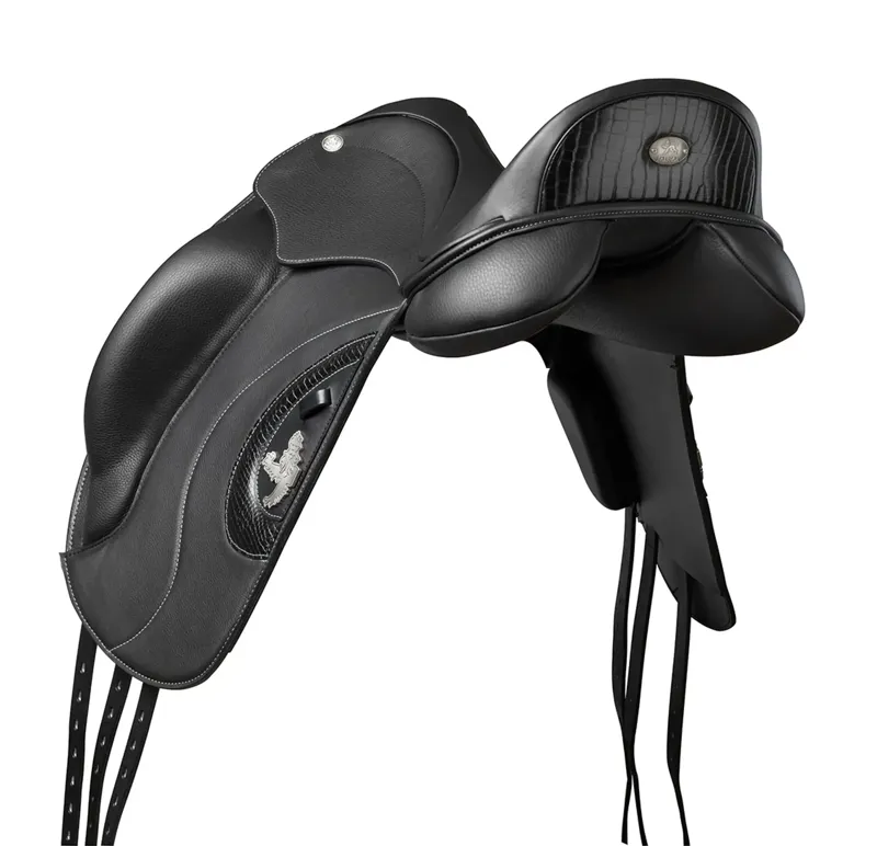 Fairfax World Class Monoflap Dressage Saddle in Black-3
