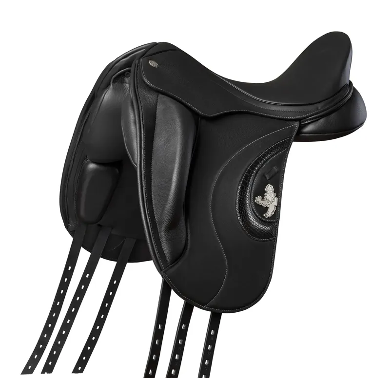 Fairfax World Class Monoflap Dressage Saddle in Black-1