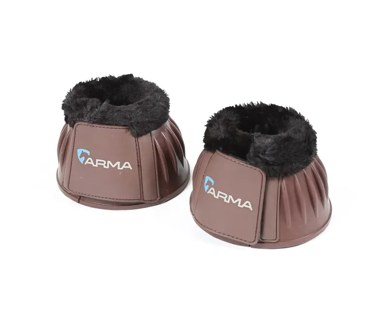 ARMA Fleece Over Reach Boots in Brown