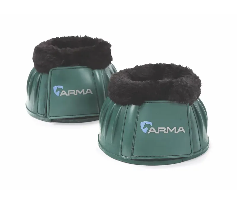 ARMA Fleece Over Reach Boots in Green
