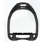 Flex-On Aluminium Stirrups Inclined in Black 