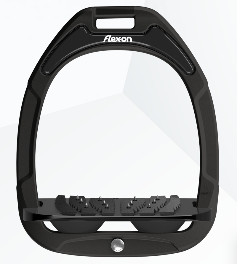 Flex-On Green Composite 2 Stirrups Inclined in Black/Black/Black