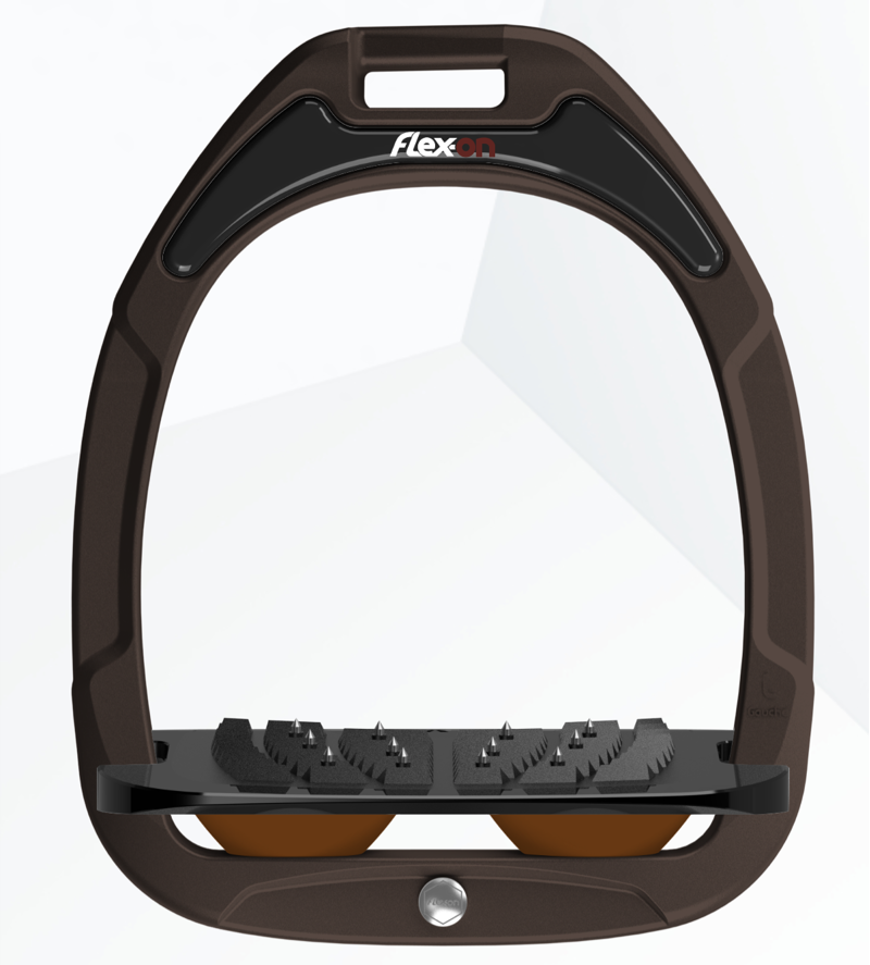 Flex-On Green Composite 2 Stirrups Inclined in Brown/Black/Brown