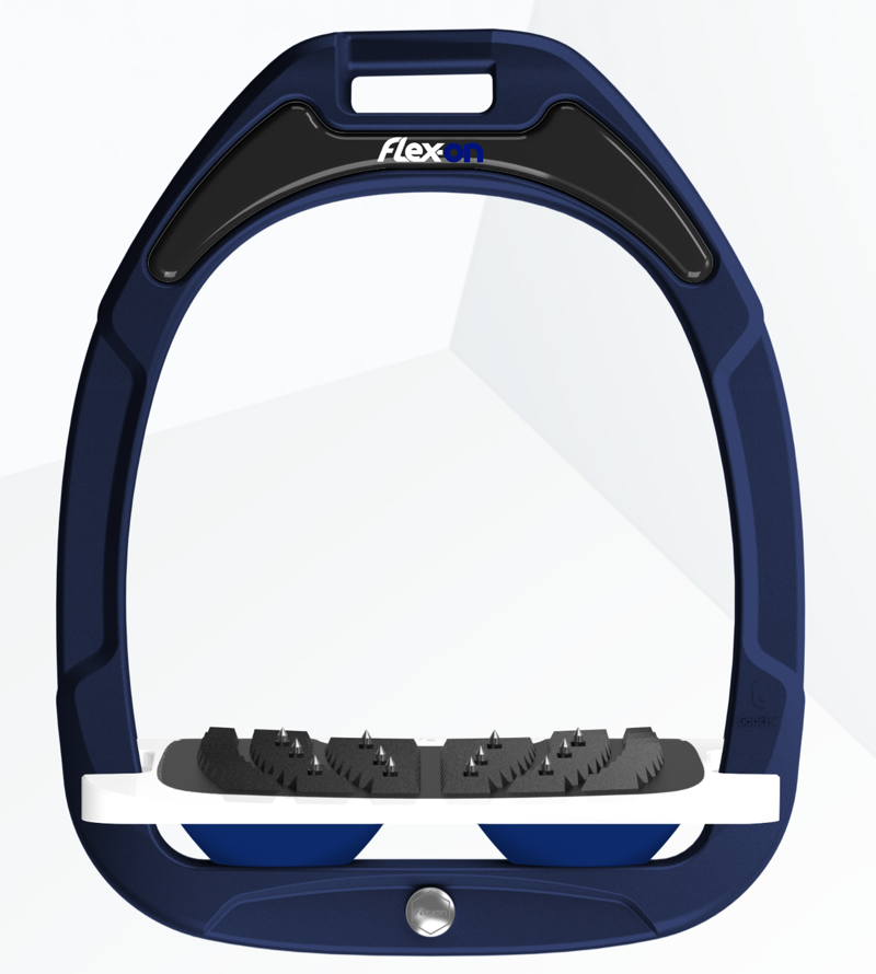 Flex-On Green Composite 2 Stirrups Inclined in Navy/White/Navy