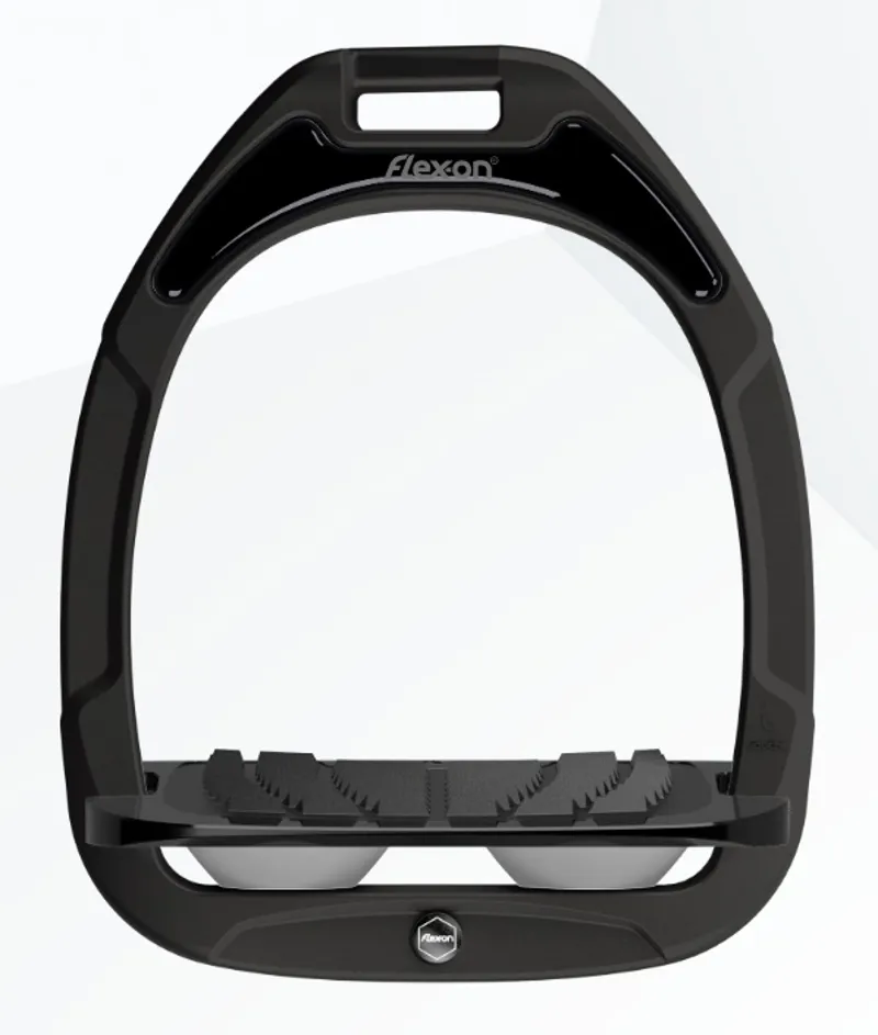 Flex-On Green Composite 2 Stirrups Inclined No Grip Black/Black/Grey