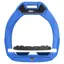 Flex-on Safe-on Junior Stirrups in Blue/White/Dark Blue