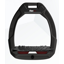 Flex-On Safe-On Stirrups Inclined in Black/Black/Burgundy