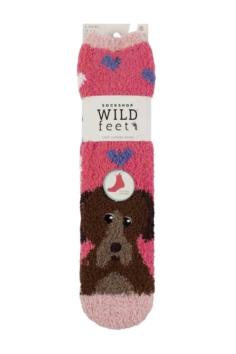Wildfeet Dog Fluffy Hanging Socks Adults