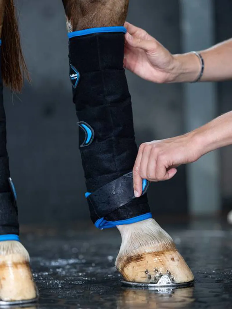 LeMieux Freeze Flow Ice Boot Hind in Black-3