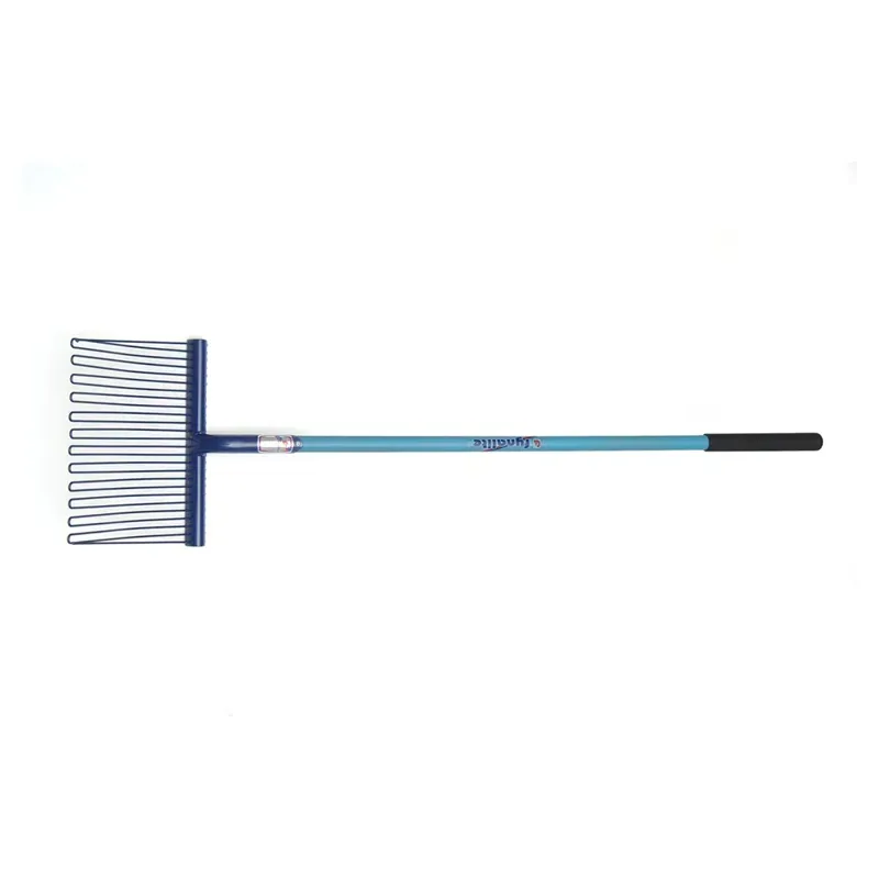 Fyna-Lite Pellet Master Stable Fork with Long Wooden Handle