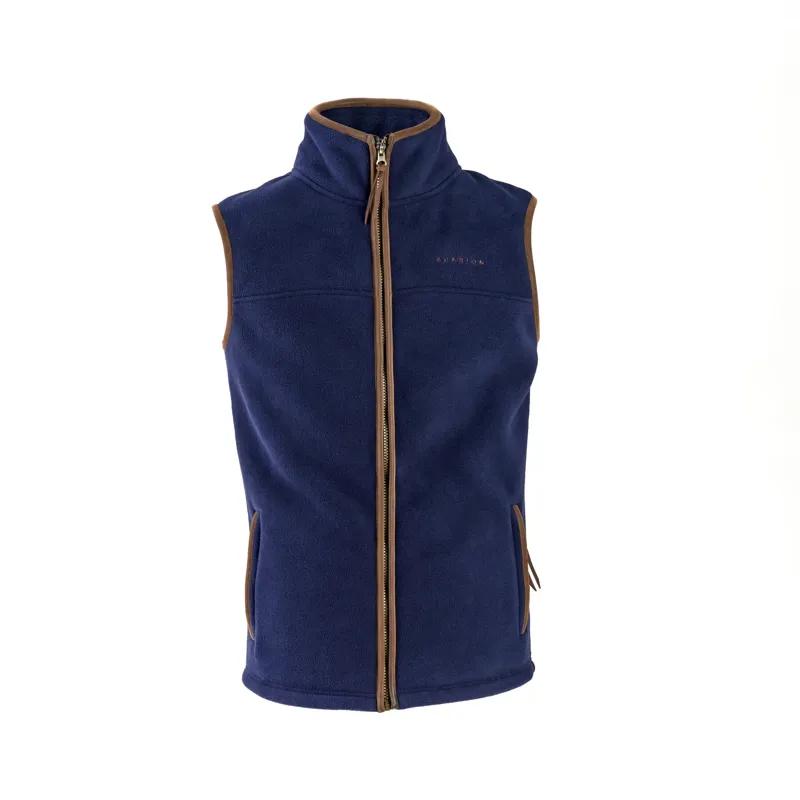 Aubrion Core Fleece Gilet Mens in Navy