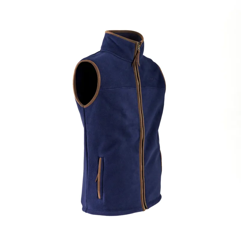 Aubrion Core Fleece Gilet Mens in Navy-2