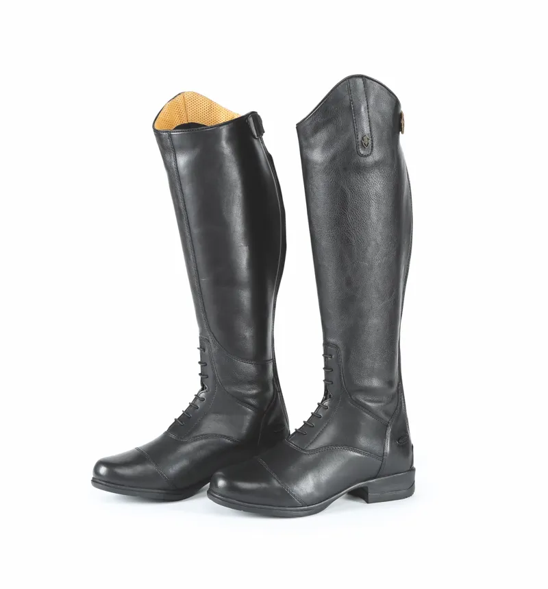 Moretta Gianna Riding Boots Childs Regular Height in Black