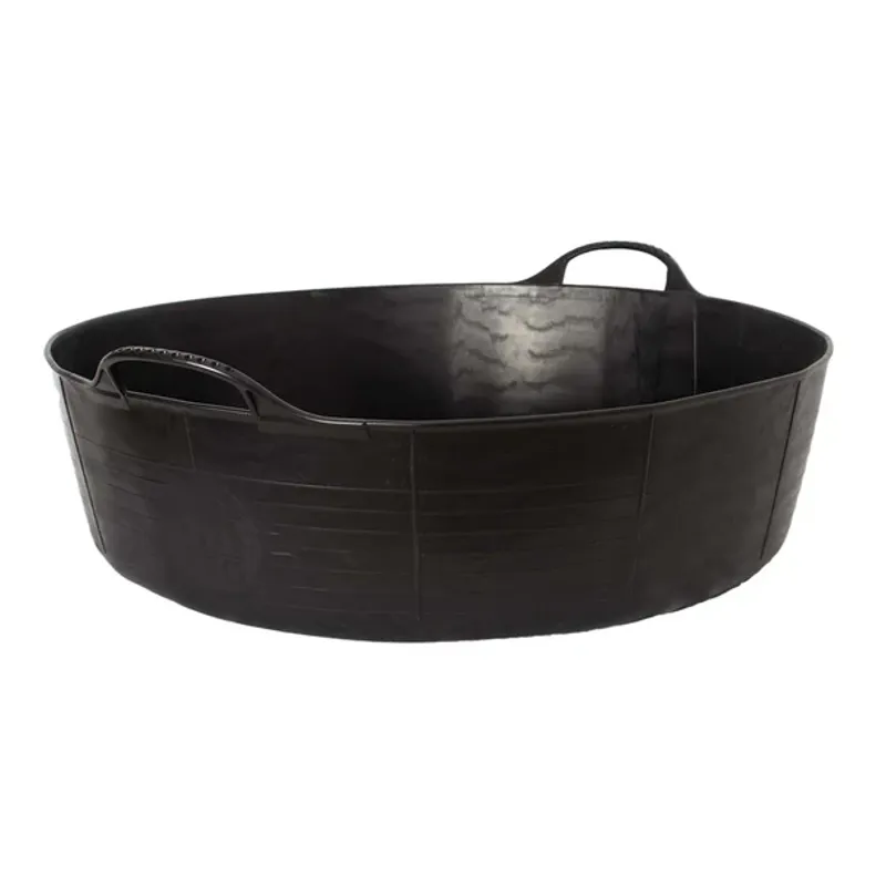 Red Gorilla Tub Flexi Large Shallow 35 Litres in Black