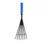 Red Gorilla Short Plastic Rake in Blue
